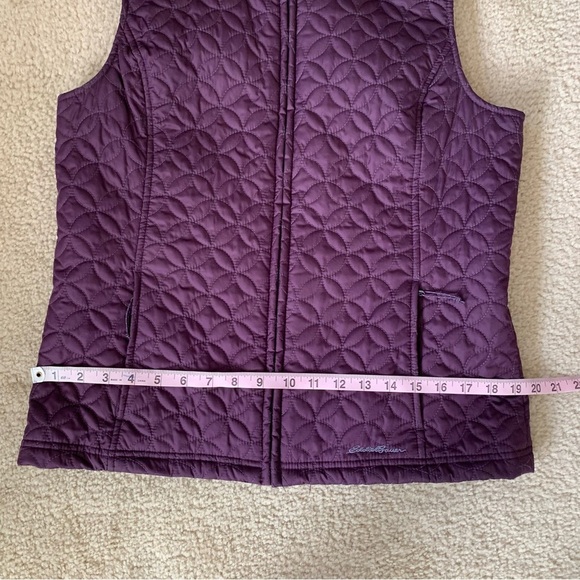 Women’s Eddie Bauer Lightweight quilted pattern Vest - Sz M - Picture 12 of 16